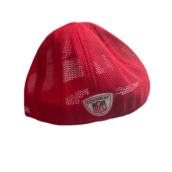 Reebok NFL Patriots Red Mesh Back Football Cap L/XL - Picture 4 of 7